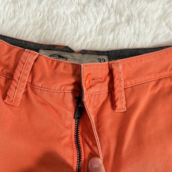 Vans Coral/Orange Denim Style Shorts - Picture 5 of 8